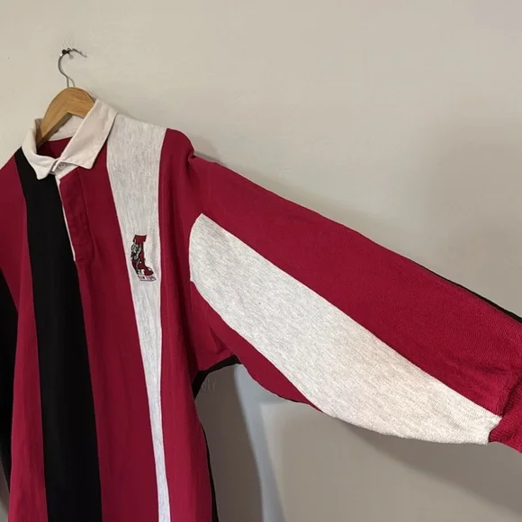Vintage Alabama Crimson Tide Long Sleeve Polo Rugby Shirt / XL / 90s - Picture 9 of 10